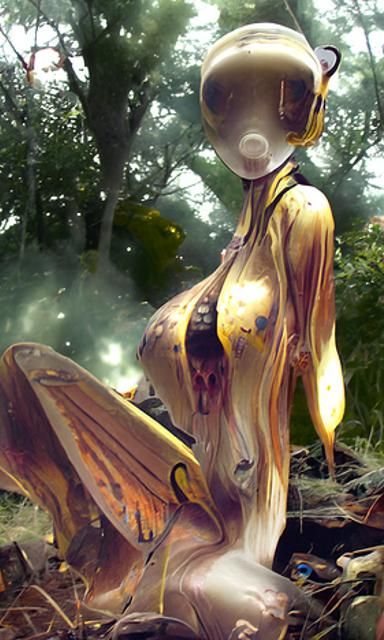 Honeypunk Graveyard with Honeycomb Tombs