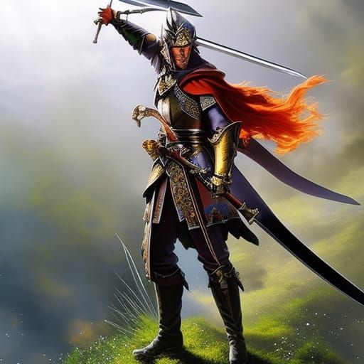 Knights of the Round Table: Hyperrealistic Concept Art