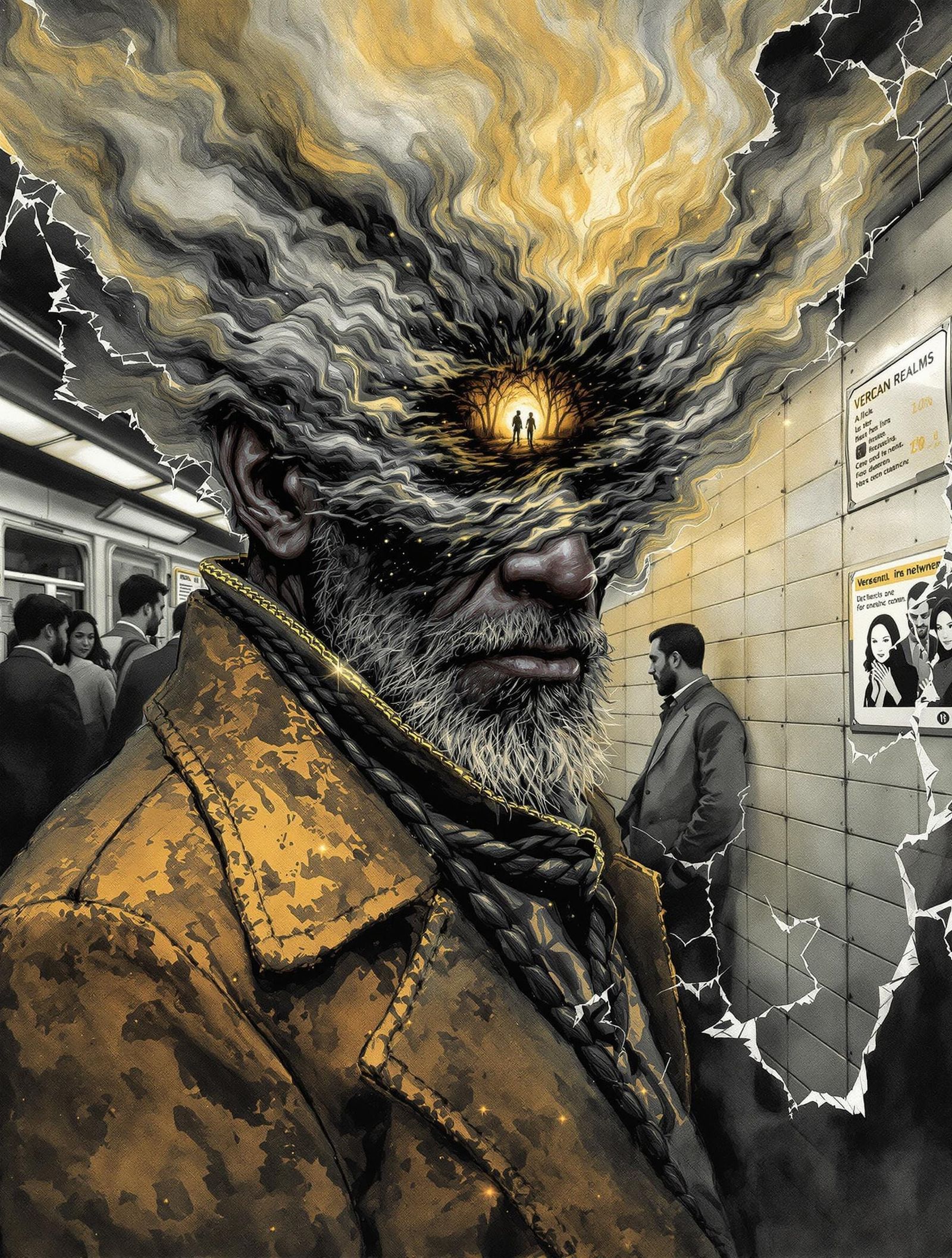 Elderly Man Reflects on Life's Journey