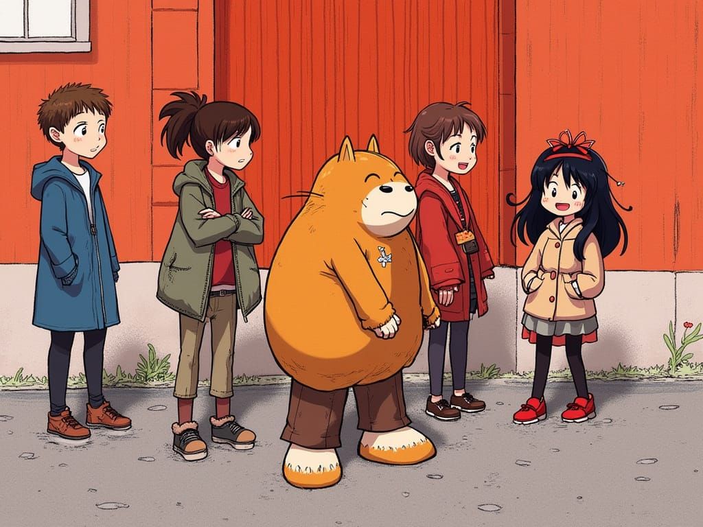 Whimsical Studio Ghibli Artwork