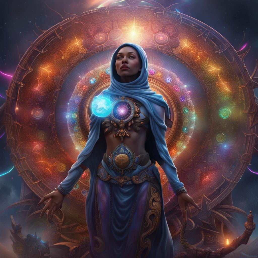 Cosmic Traveler: A Hyperdetailed Digital Concept Art