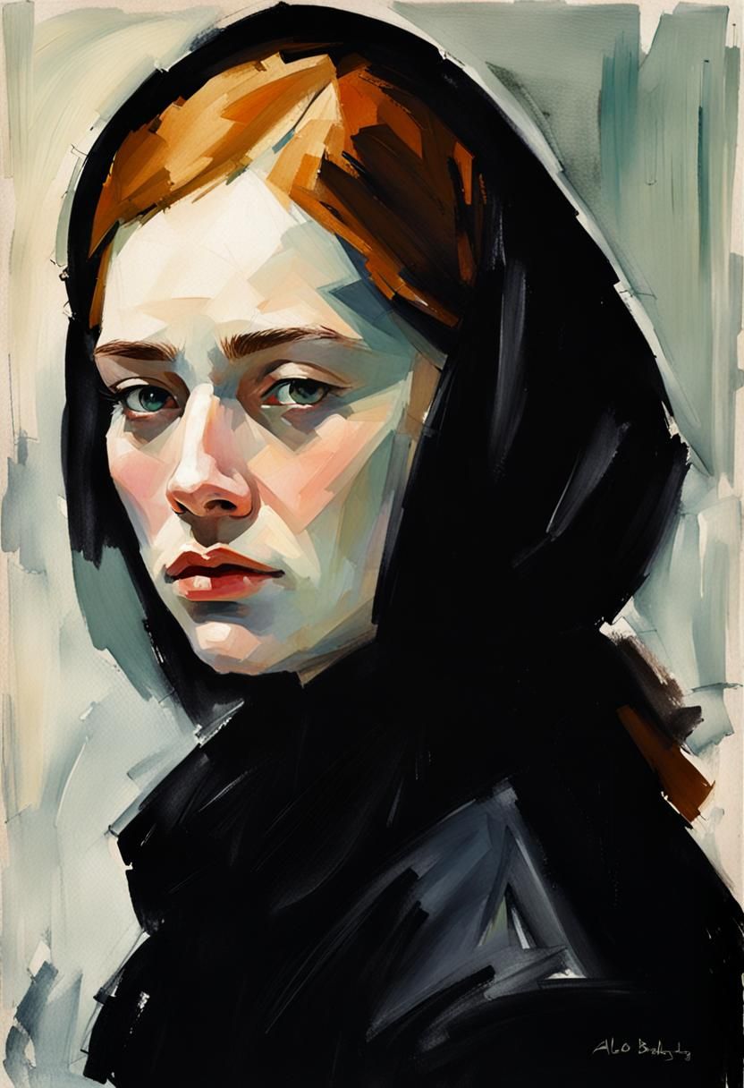 Classic Portrait in Traditional Style