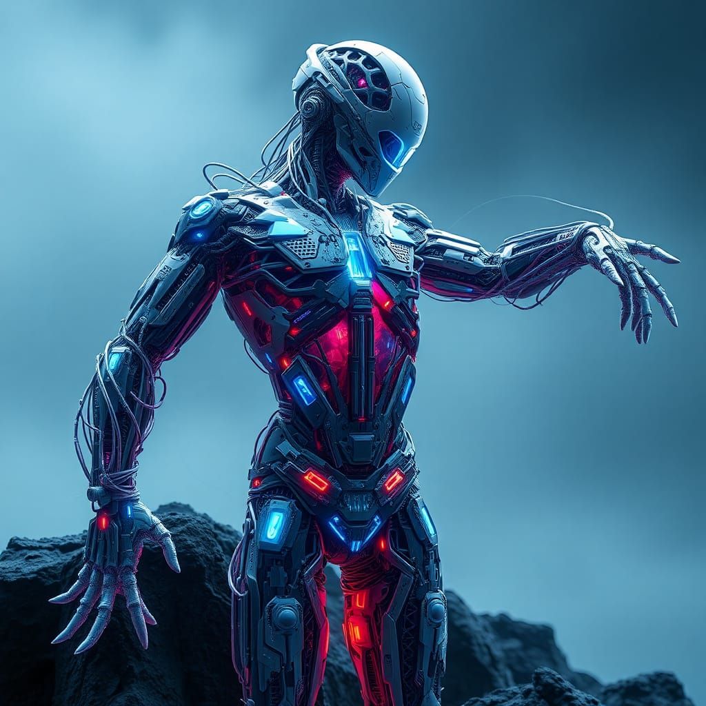 Organic Motherboard Creates Futuristic Body