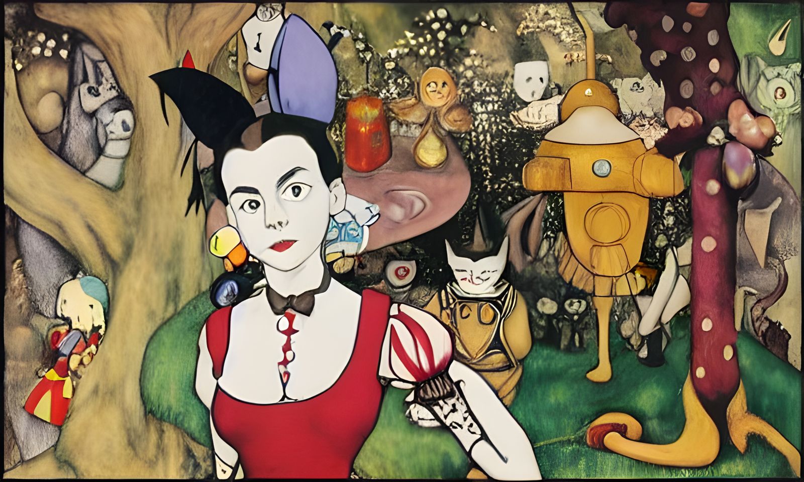 Alice in Wonderland Dieselpunk Cabaret