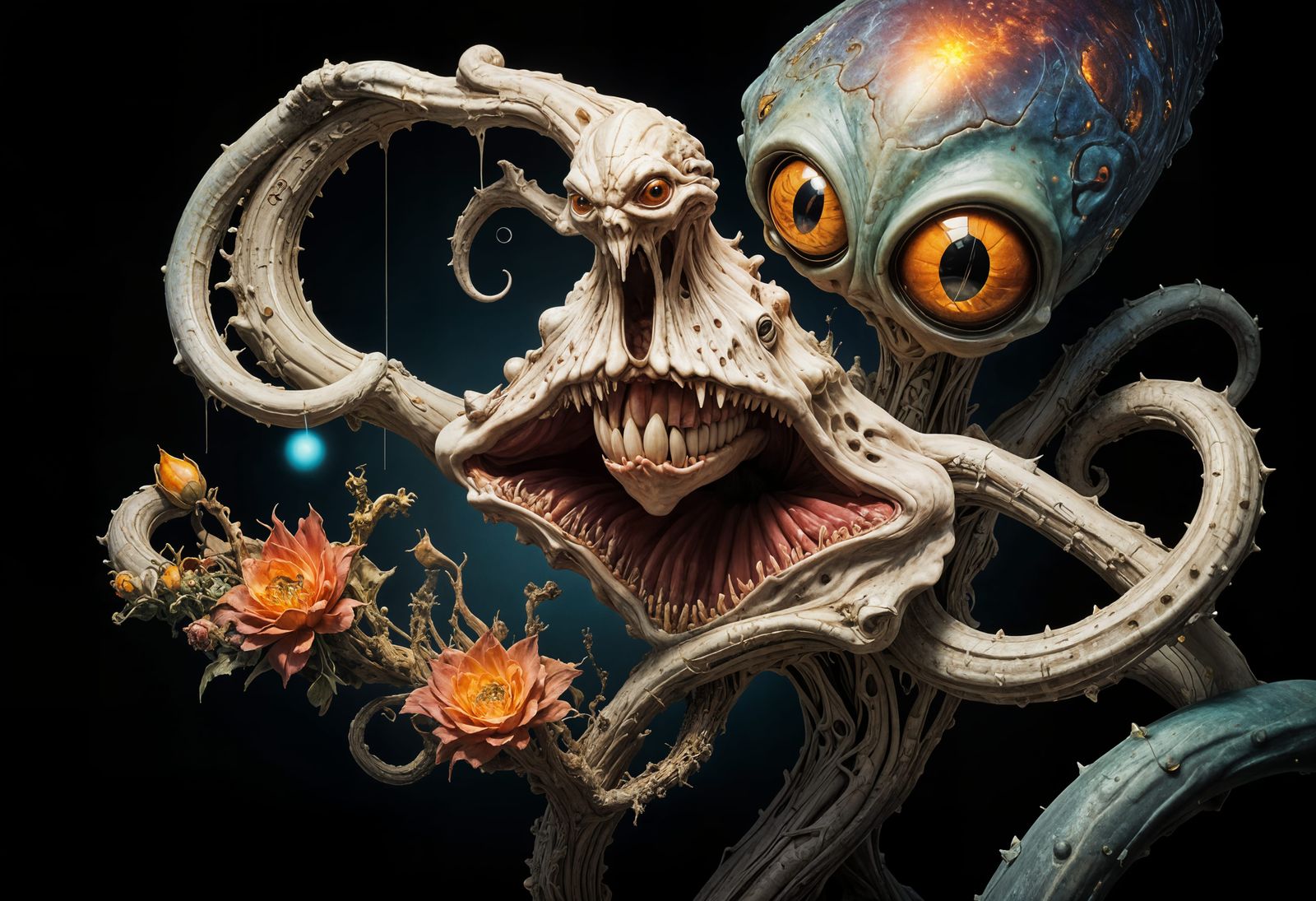 come and smell the flowers... come on!