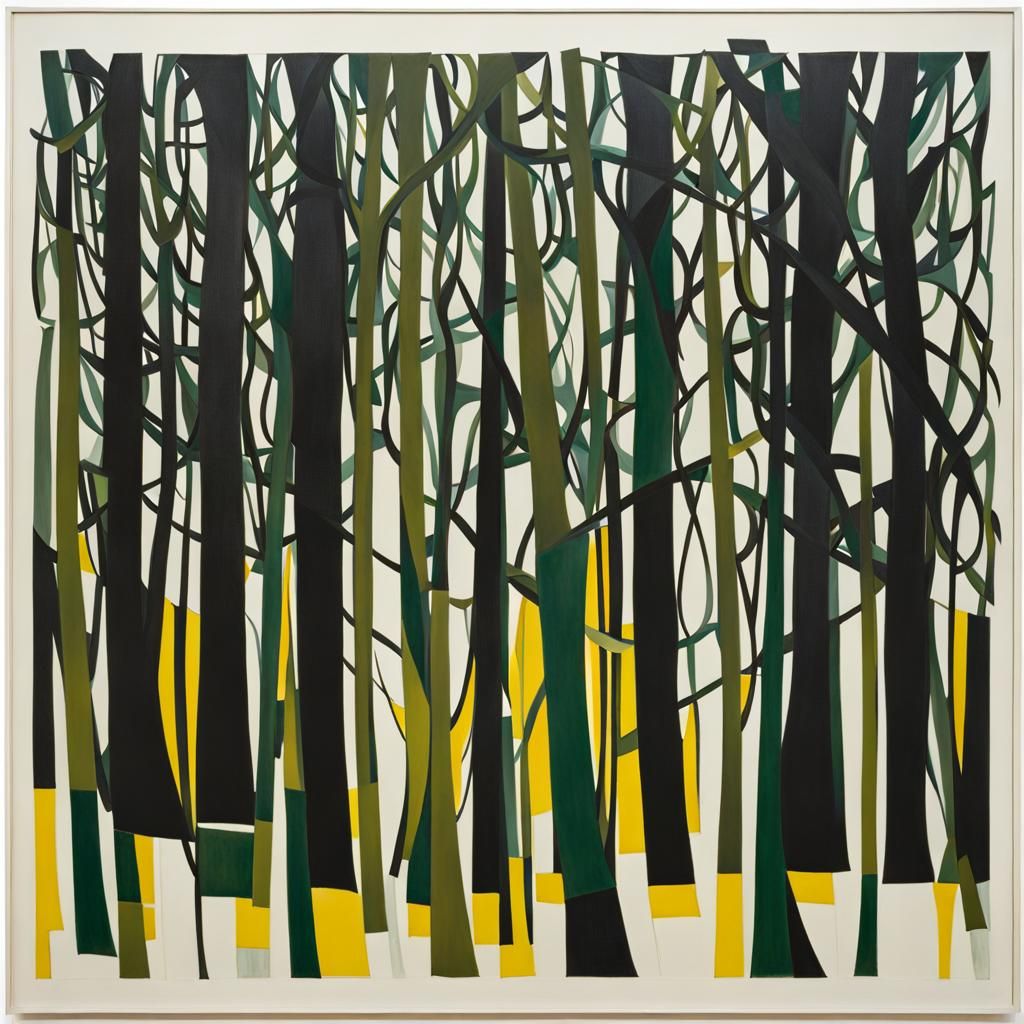 Eldritch Forest in Abstract Style