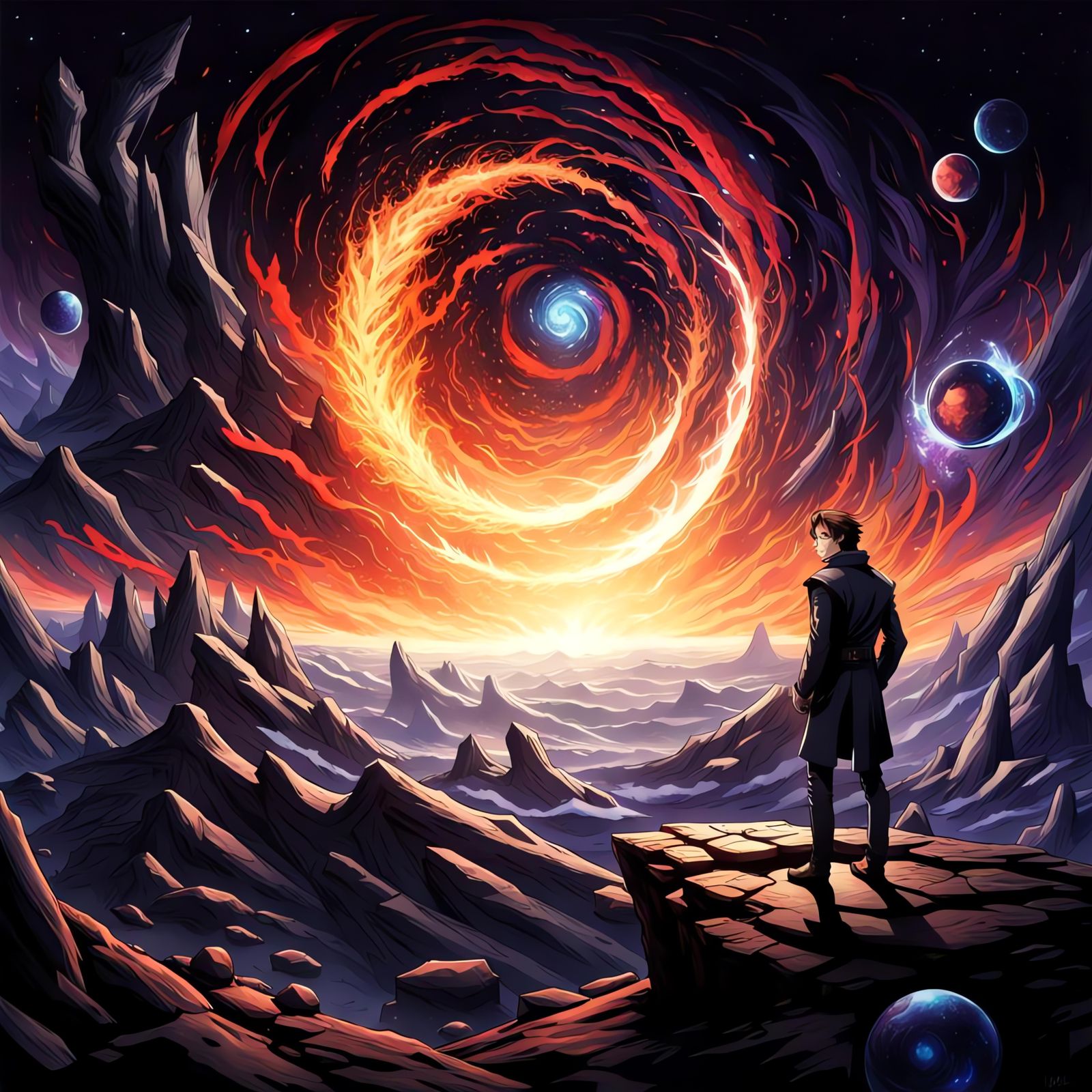 Handsome Fictional God Controls the Multiverse