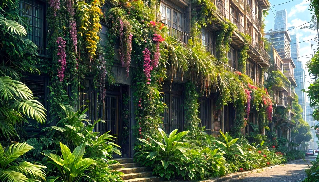 City Reclaimed: A Hyperrealistic Urban Jungle