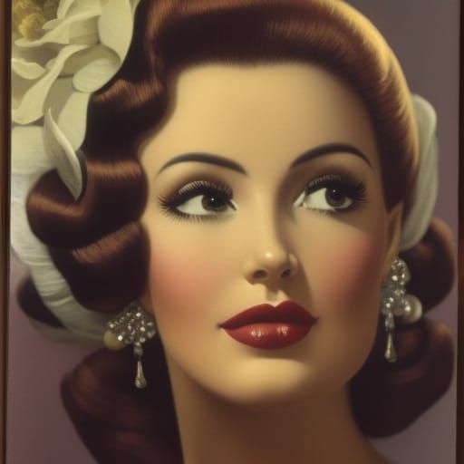 50s Glam (Illustration Style)