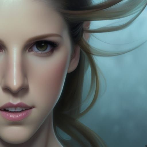 Anna Kendrick as an Elf: Detailed Portrait