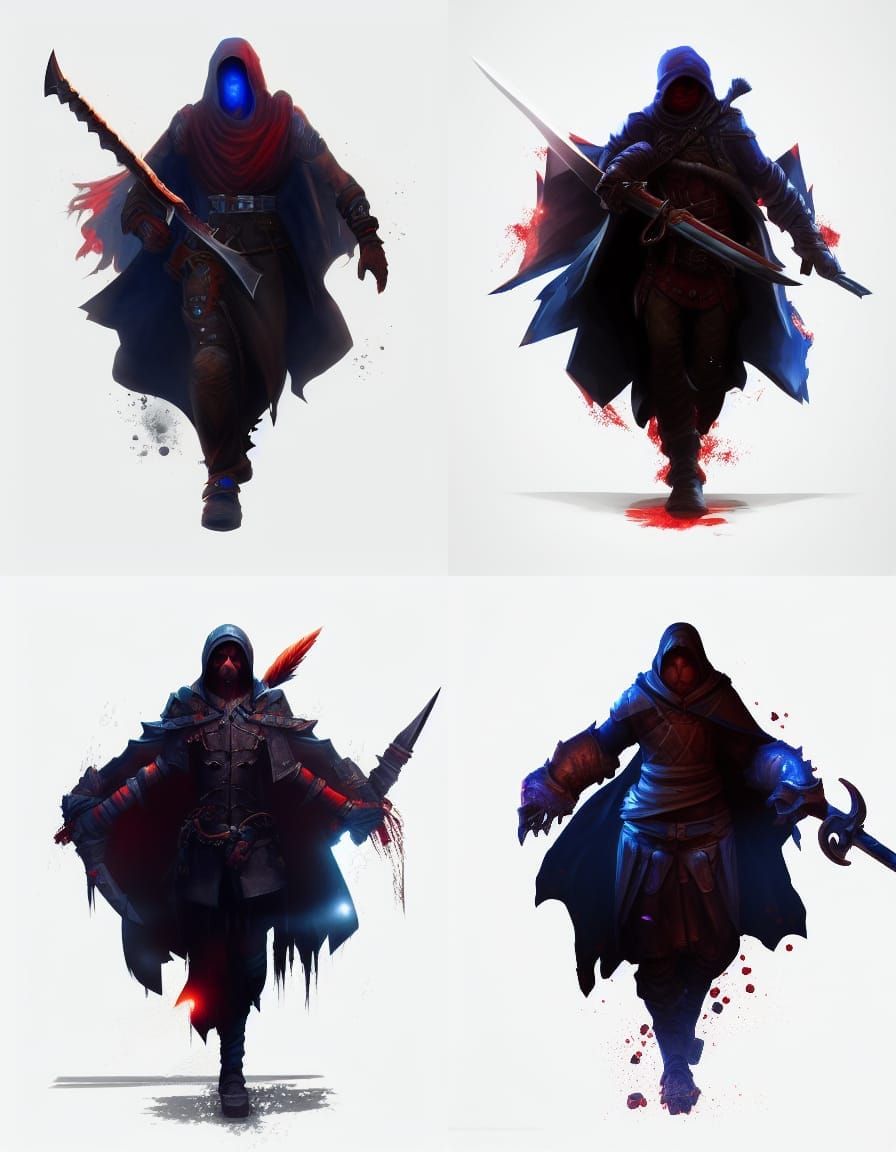 Hyperdetailed Thief in Dark Fantasy Concept Art