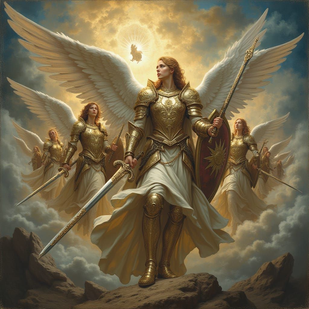 Heavenly Warriors in Elysian Armor