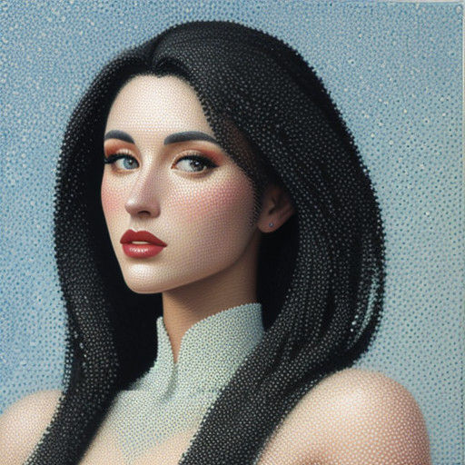 Pointillism Model in Soft Focus