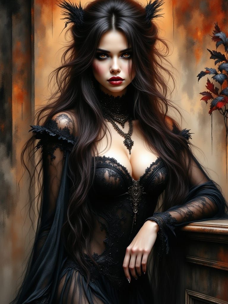 Gothic Beauty in Dark Fantasy