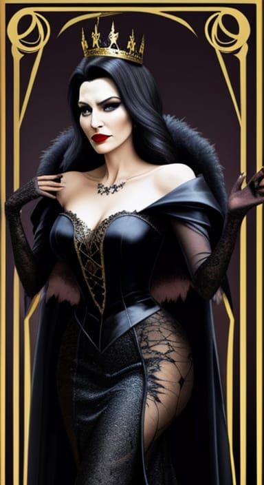 AI Generated Image of a Pure Evil Queen