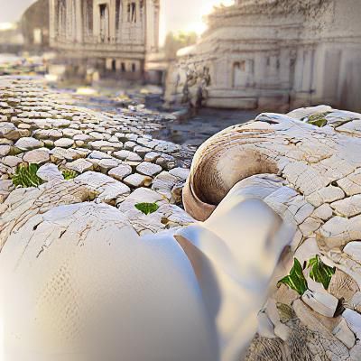 Futuristic Ancient Rome in Hyperrealistic 8k