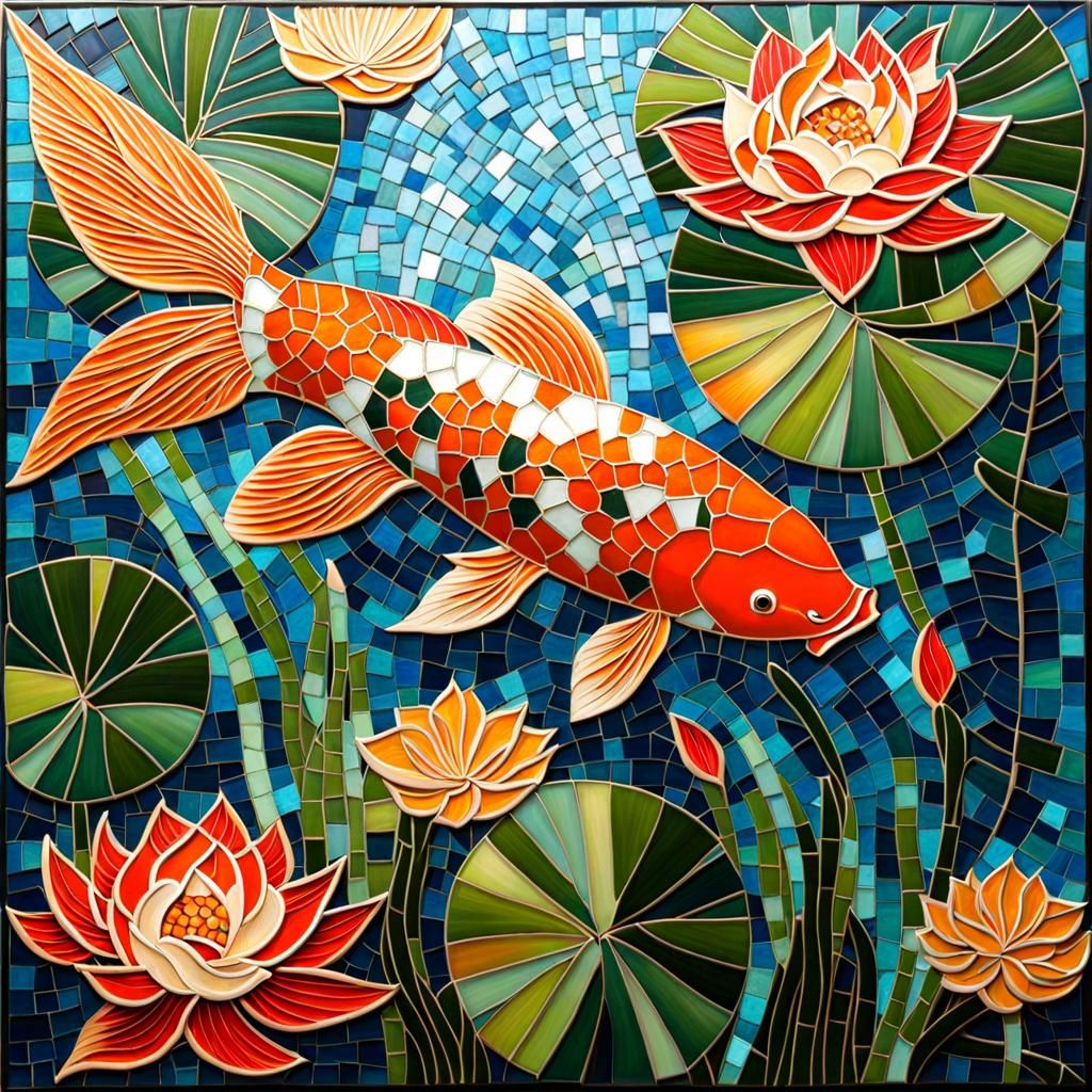 Mosaic Koi Pond