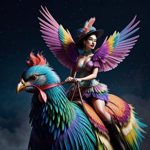 Angel's Radiant Steed in Ethereal Beauty