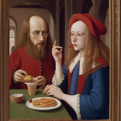 Marabout's Fast Food: Van Eyck Meets Rothko