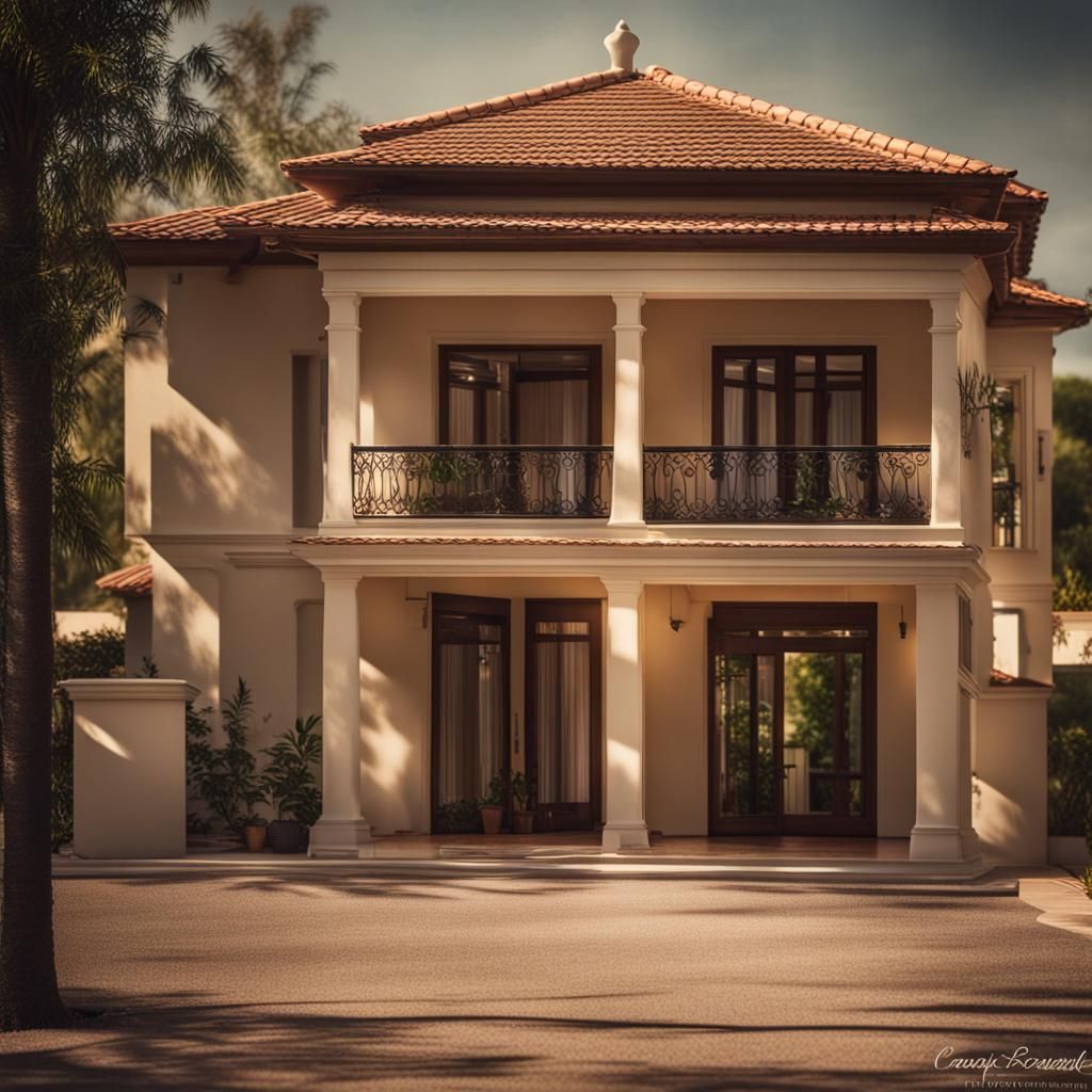 House in Professional Photography Style