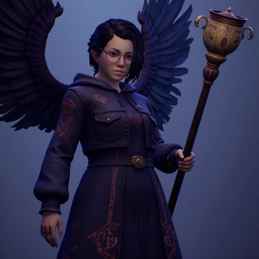 The Angel of Darkness in Studio Trigger Style