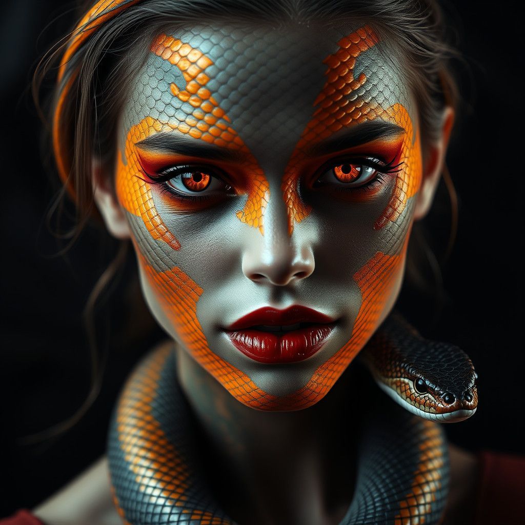 Ethereal Beauty in Dark Fantasy Makeup