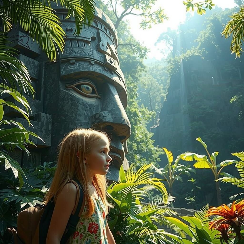 The Olmec head stone