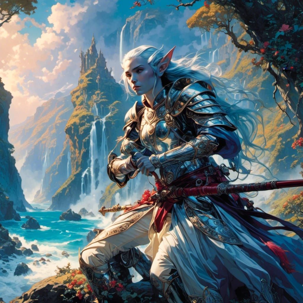 Ethereal Elf with Lacquer Finish