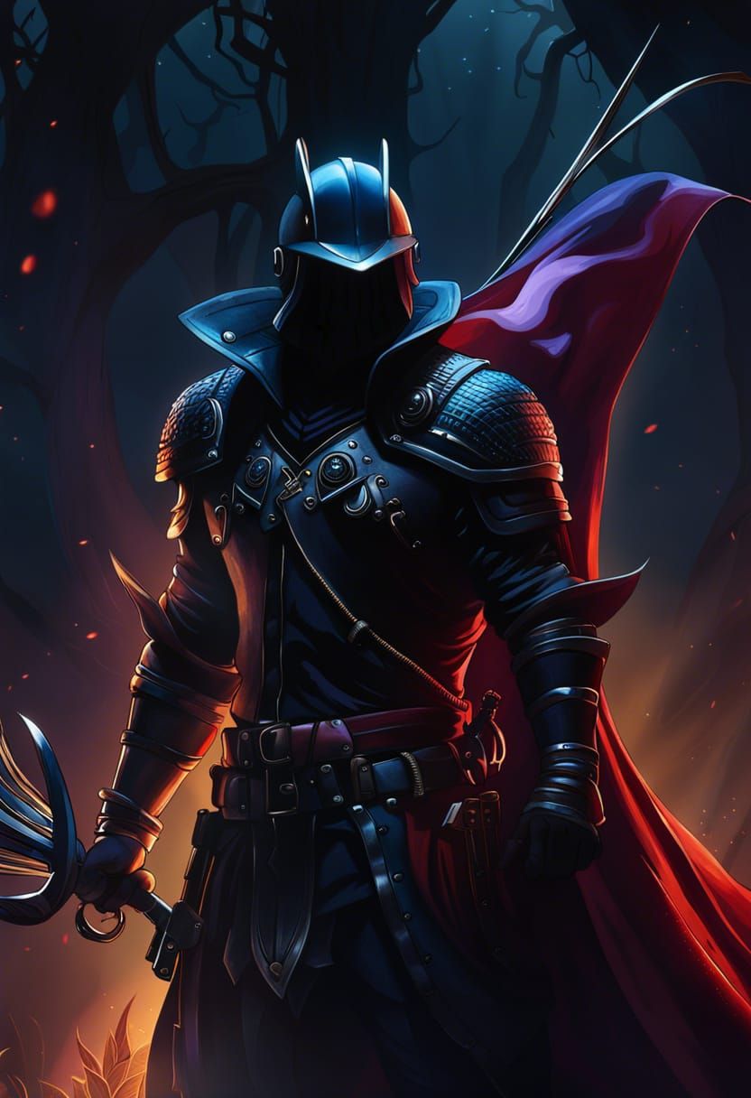 Peter Pan Shadow Monsters: Dark Fantasy Horror Art