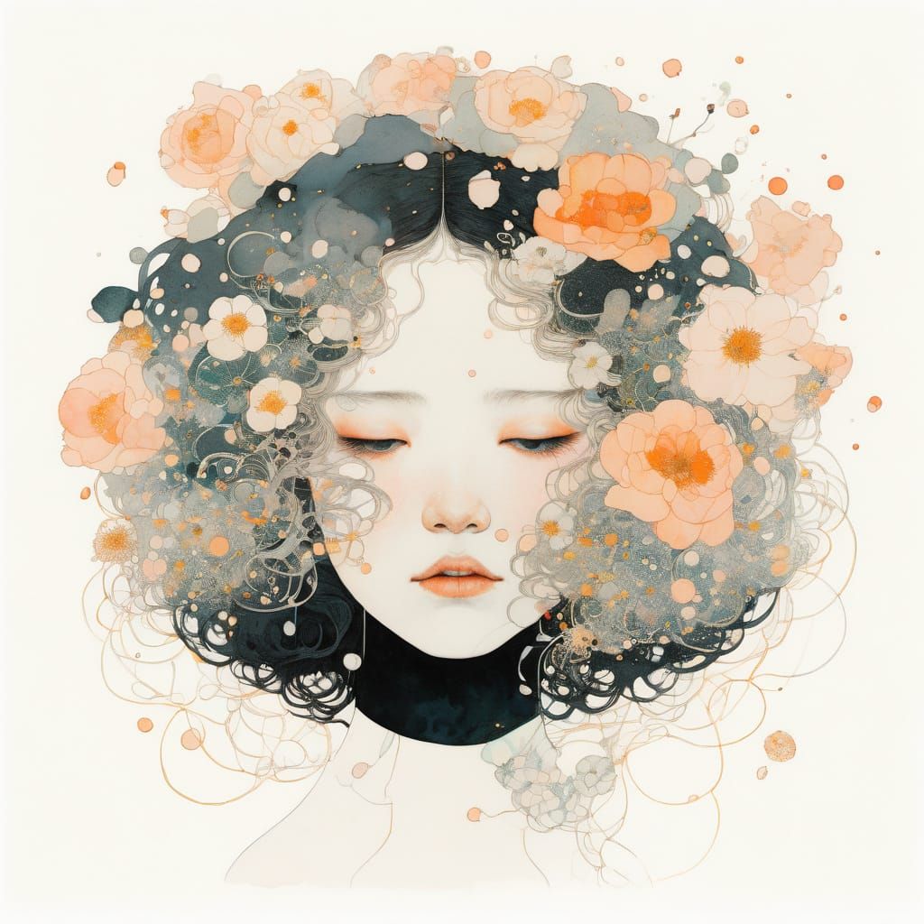 Delicate Peach Blossom in Intricate Detail