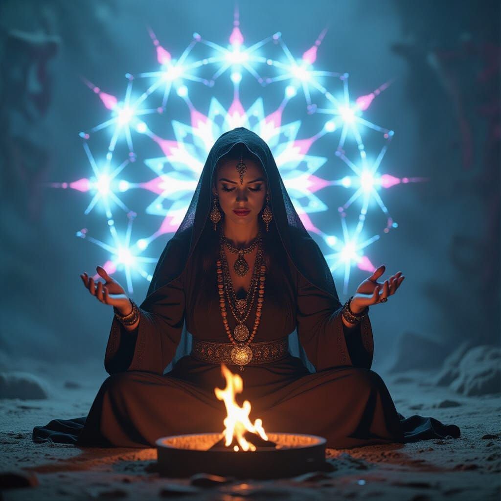 Voodoo Priestess in Morphogenic Field