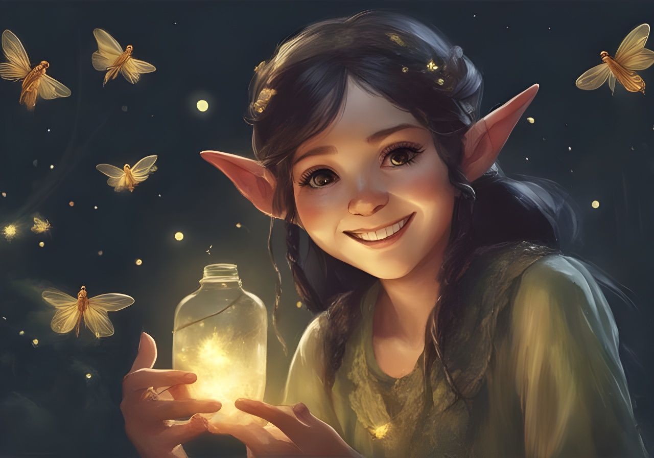 Enchanting Fireflies Light Up the Night