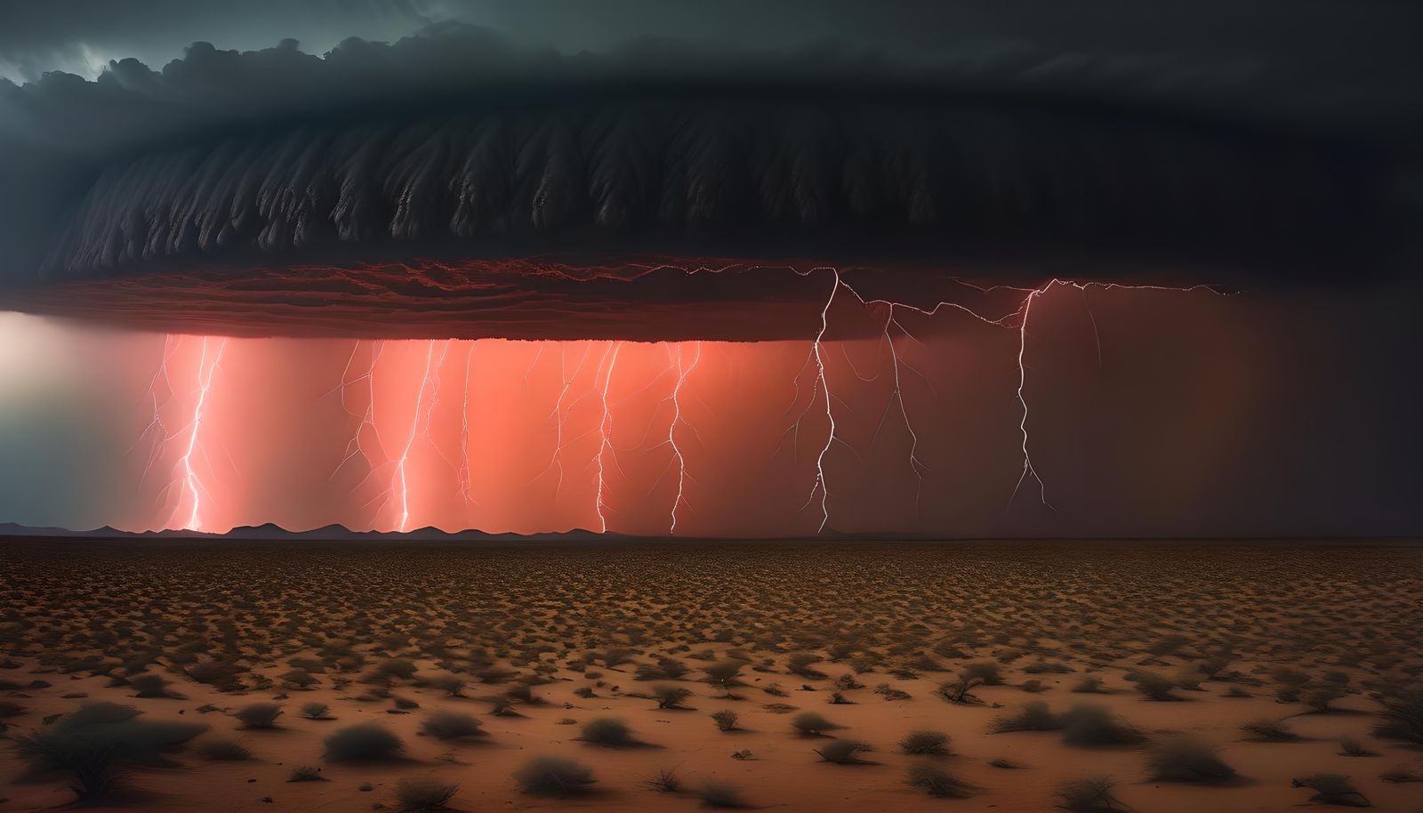 A Much Needed Rain Storm In The African Desert (Continued)