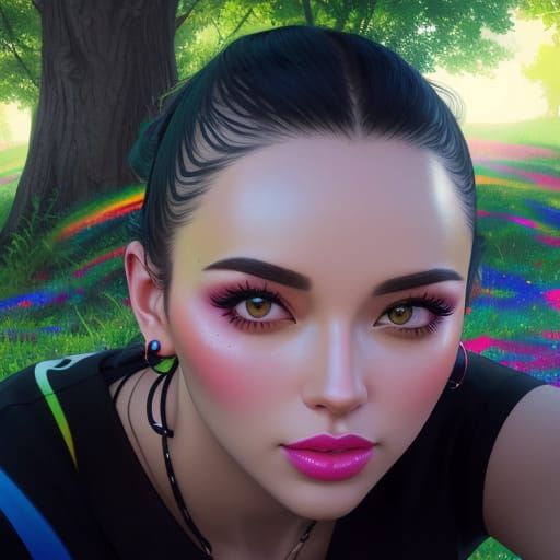 Self portrait candy version