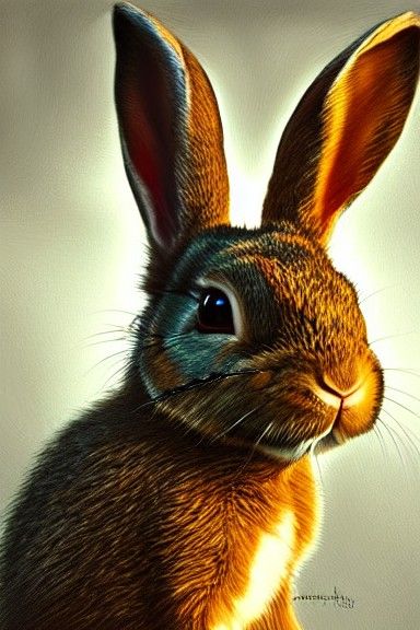 Angry Rabbit with Shotgun: Photorealistic Digital Art