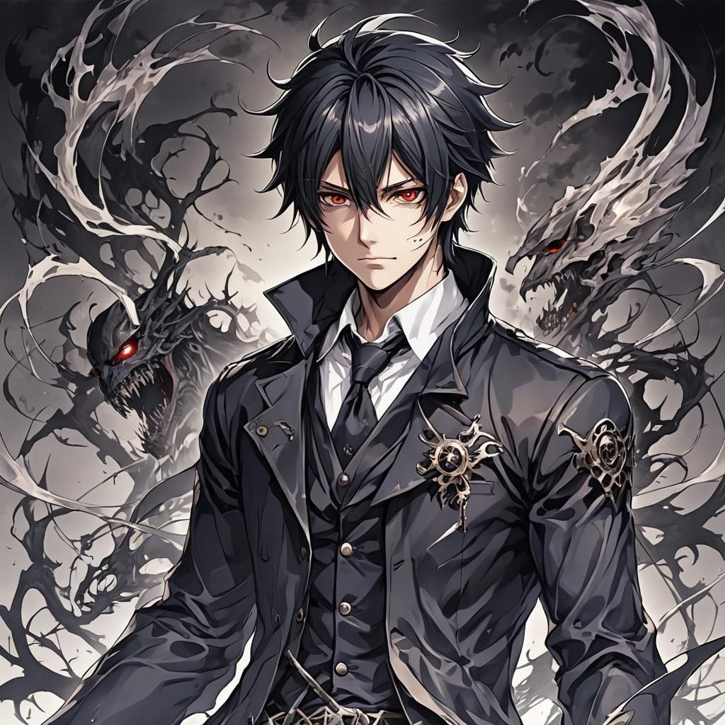 Anime Style Nightmare Male Character