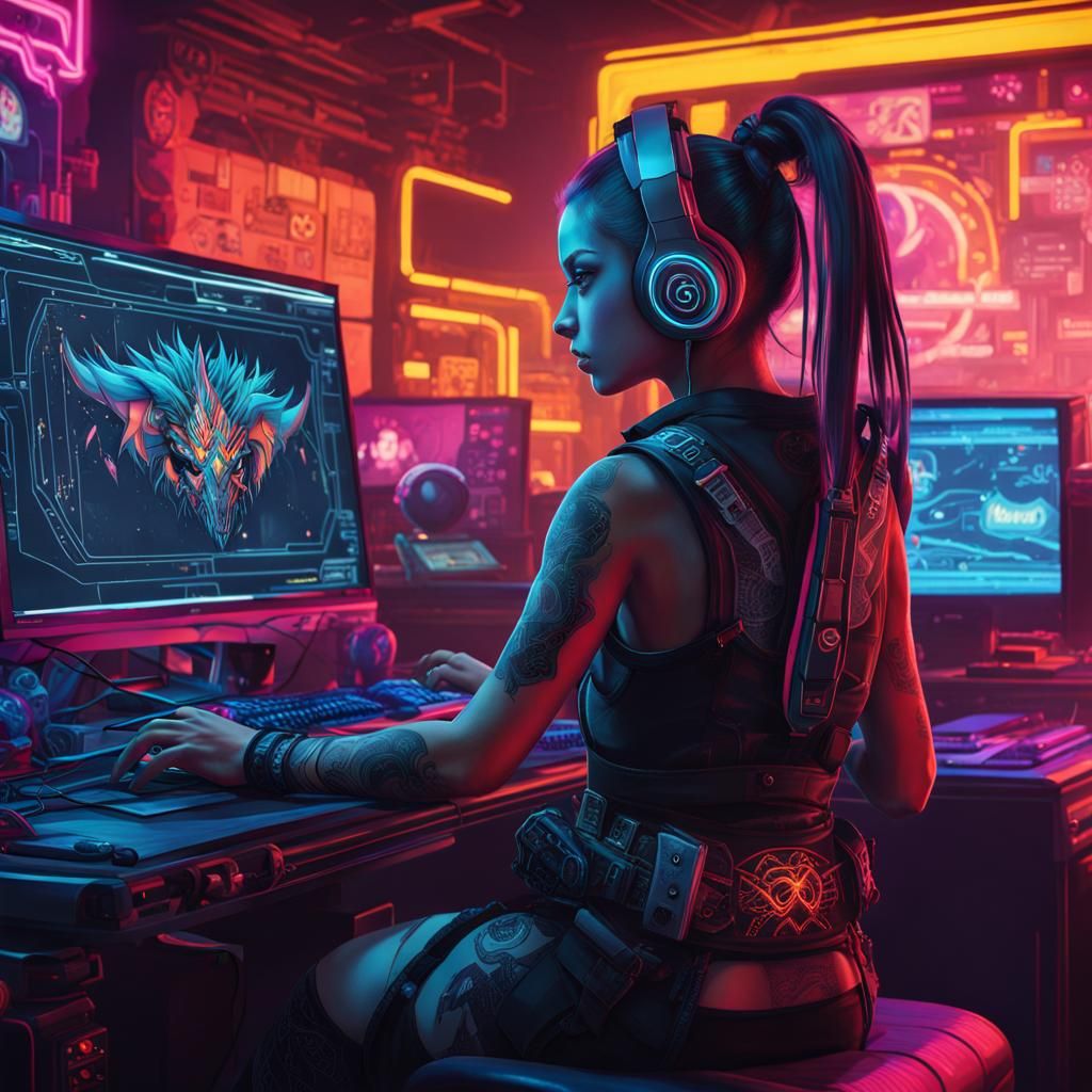 Dongen and Dragon game in progress