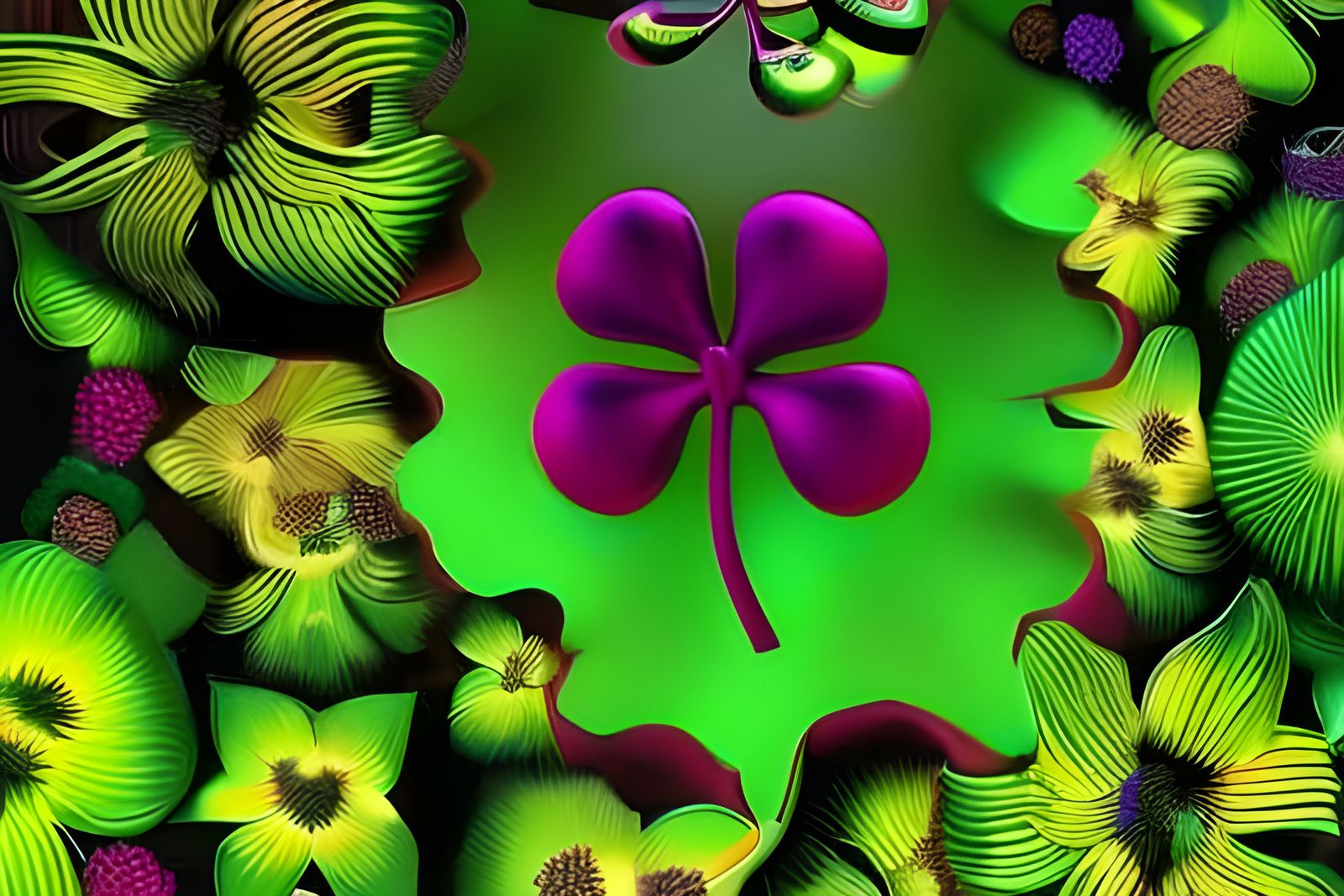 Purple Shamrock