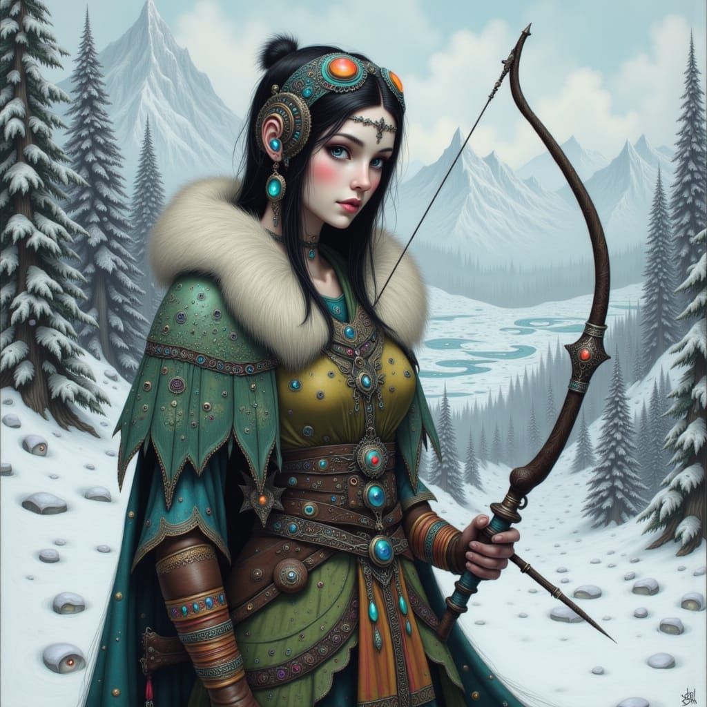 Skaði: Norse Goddess of Skiing and Hunting