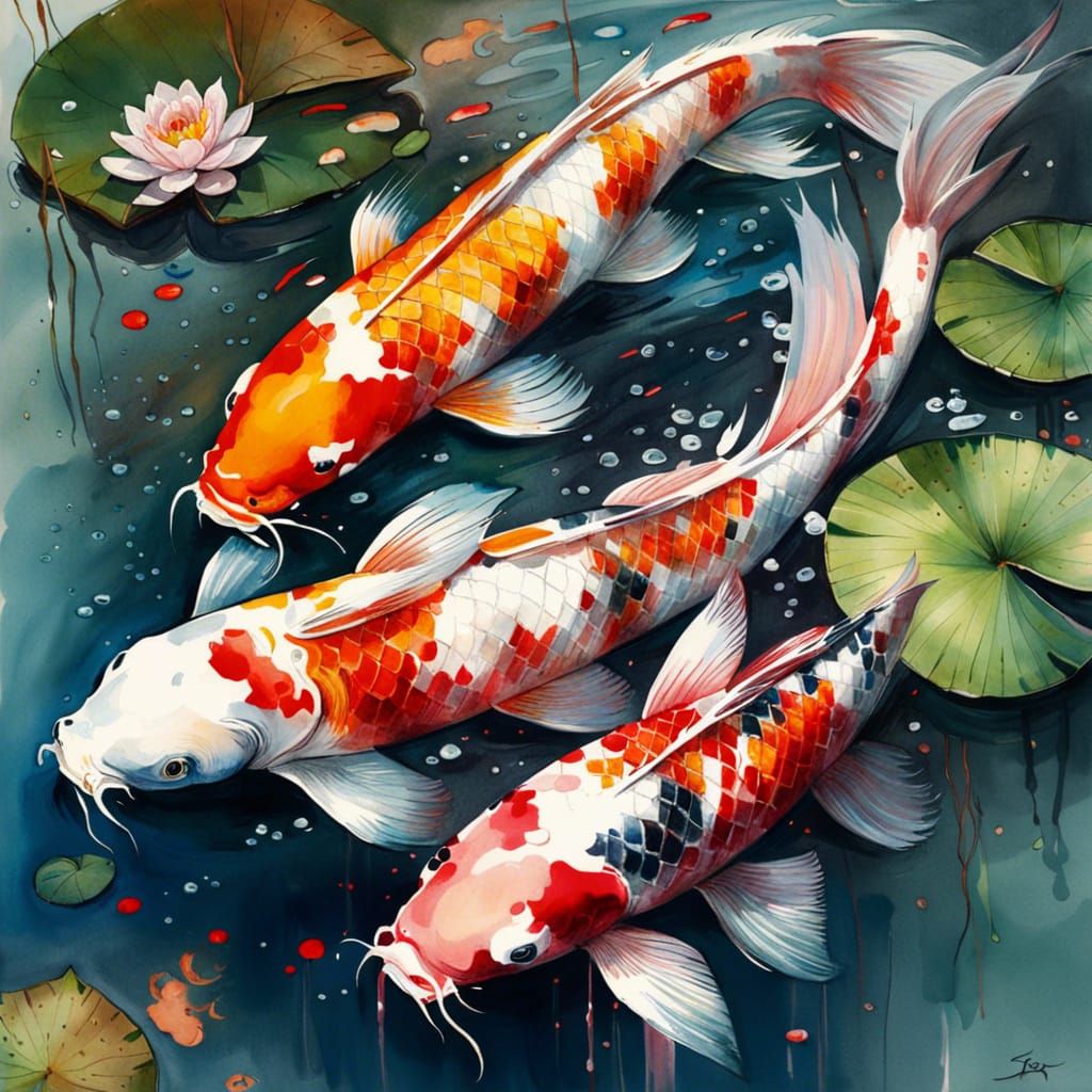 Koi Fish Pond