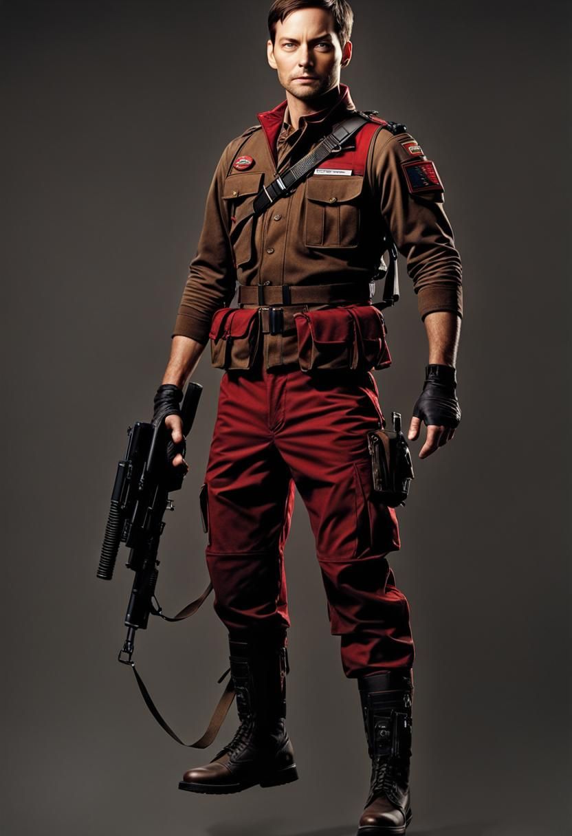 Man in Military Uniform in Post-Apocalyptic London