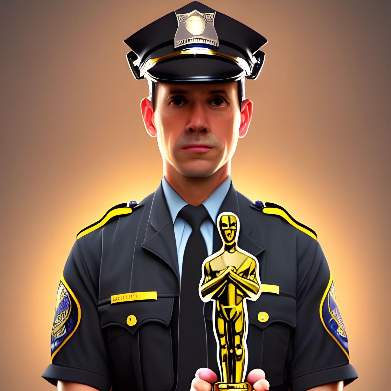 Police Academy Awards: "And this year's Oscar for best mustache goes to Officer Burt Jensen of Des Moines, Iowa."