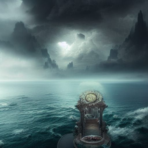 Ocean Eyes: A Detailed Digital Matte Painting