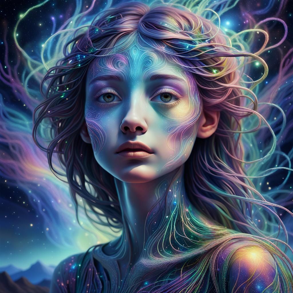 Celestial Encounter in Soft Focus