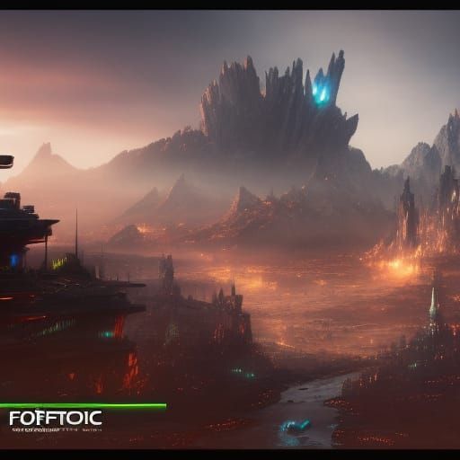 Futuristic Video Game Concept Art in Unreal Engine