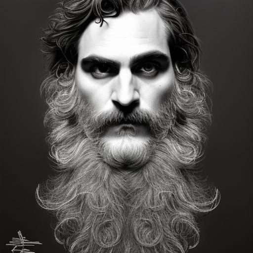 Joaquin Phoenix and the Weird Beard