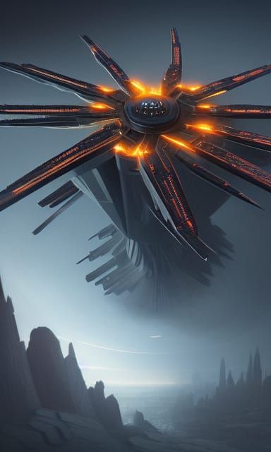 Ultrahigh Technology Black Lotus Cannon in Hyperrealism