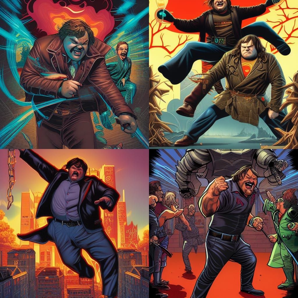 Jack Black: Comic Book Crime Fighter