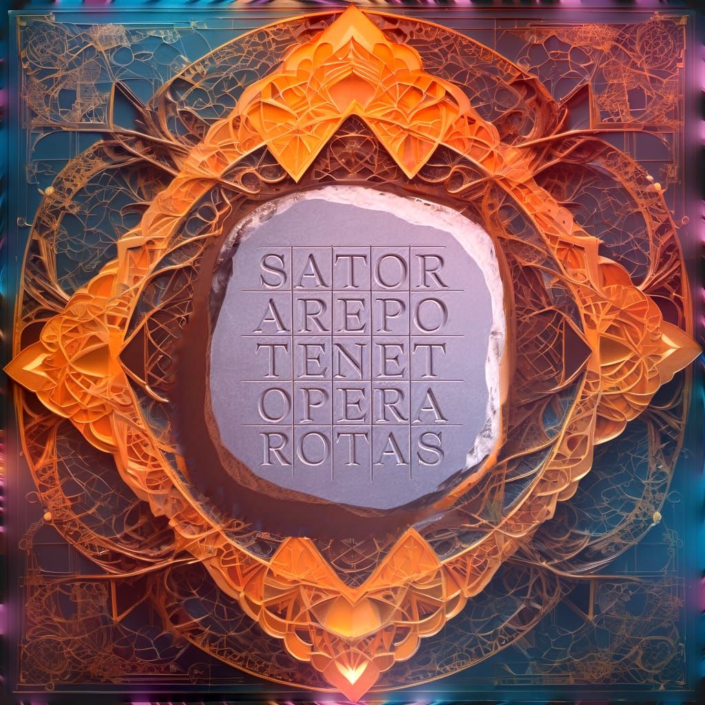 Golden Geometric Mandala with Intricate Branches