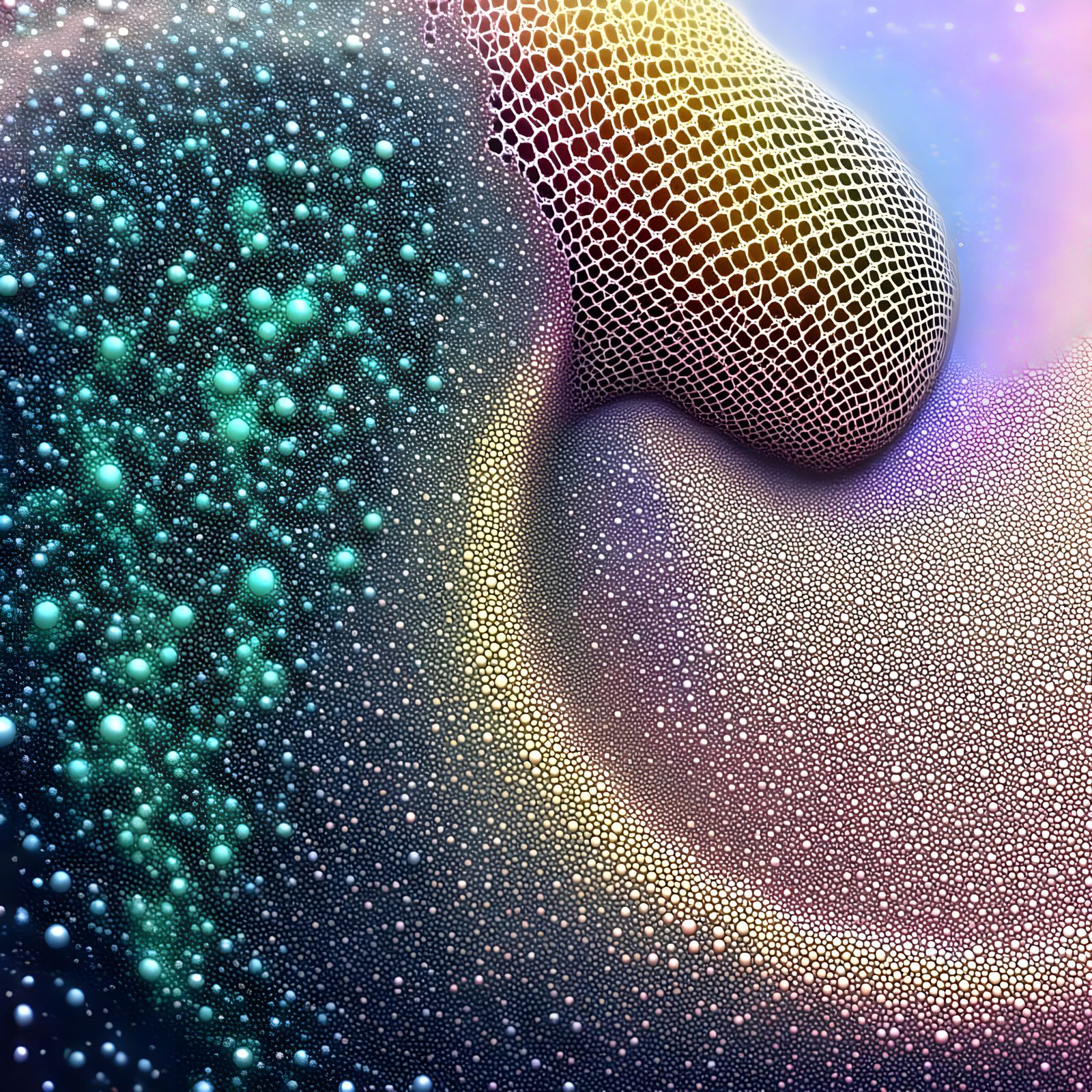 Opalescent Seaweed Banshee in Stylized Photorealistic Dreams...